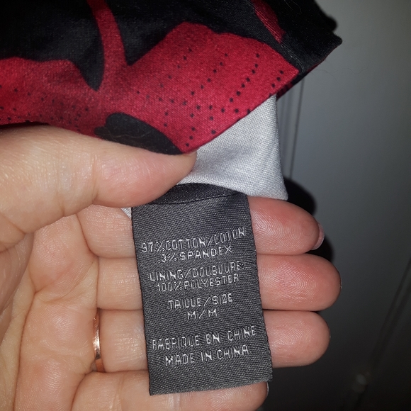 Black and Red Floral Dress - Picture 8 of 8